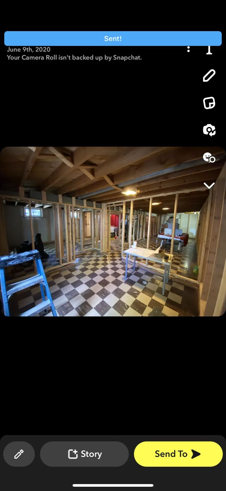Detached ADU structure being framed in a Broomfield CO backyard